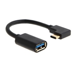 MicroConnect USB-C angled male to USB3.0 - adapter